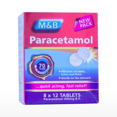 M&B PCM 500MG 8 X12 TABLET