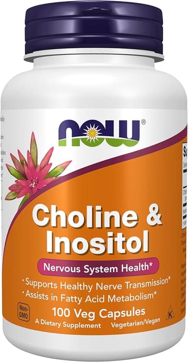 NOW FOODS CHOLINE & INOSITOL CAPSULES BY 100
