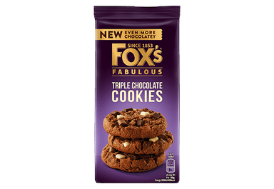 FOX'S COOKIES(TRIPLE CHOCO) 180G