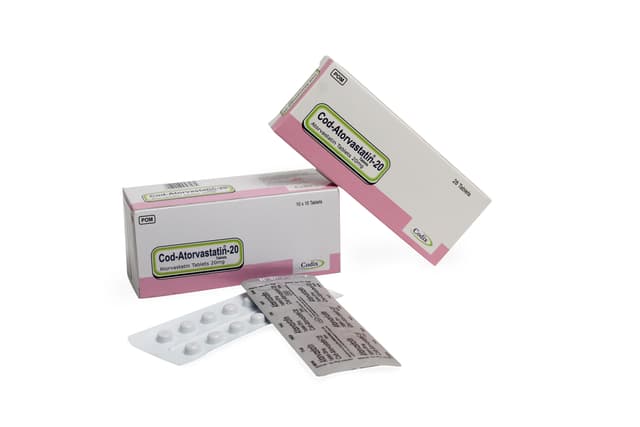 COD – ATOVASTATIN 20 TABS