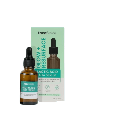 FACEFACTS GLOW & RESURFACE LACTIC ACID FACIAL SERUM 30ML