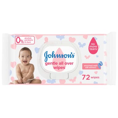 JOHNSON GENTLE ALL OVER WIPES