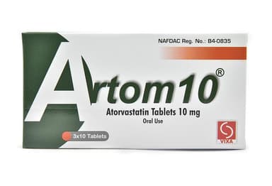 ARTOM ATORVASTATIN 10MG X 30 TABS