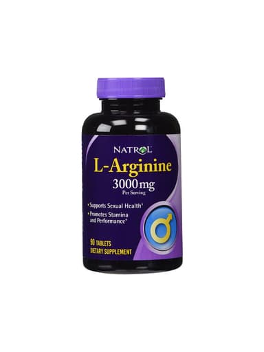 NATROL L- ARGININE 3000MG X 90 TABS