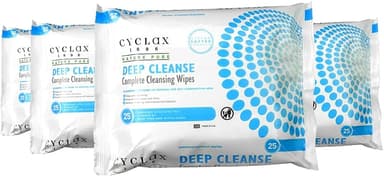 CYCLAX 3 IN 1 FACIAL WIPES X 25