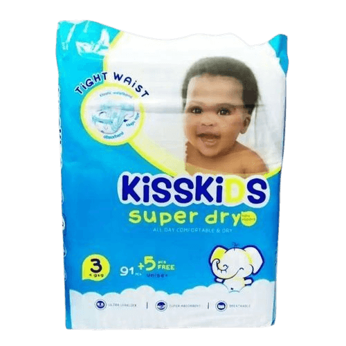 KISS KIDS DIAPER 3(4-9KG) X9