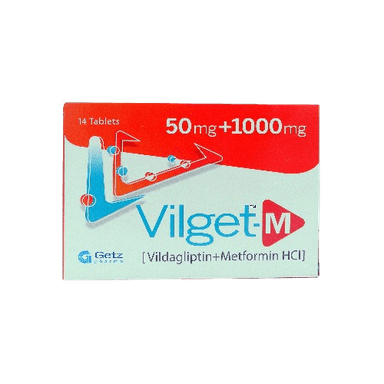 VILGET-M 50/1000MG X 14 TABS