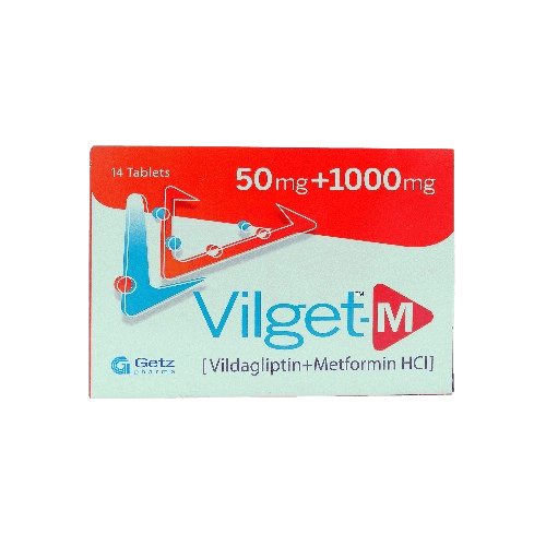 VILGET-M 50/1000MG X 14 TABS