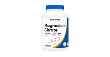 Nutricost Magnesium citrate 420mg 60 capsules