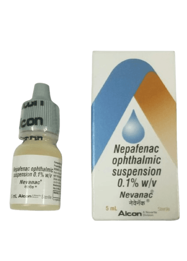 Tevanac nepafenac ophthalmic suspension 0.1% w/v 5ml