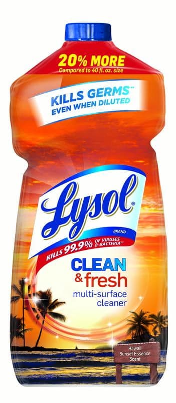 LYSOL MULTI-SURFACE CLEANER 828ML(HAWAII)