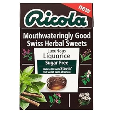 RICOLA LIQUORICE LOZENGES 45G