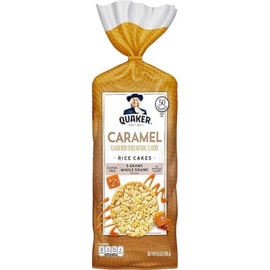 QUAKER RICE CAKES - CARAMEL 186G