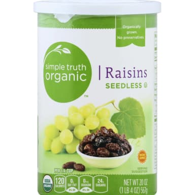 SIMPLY TRUTH ORGANIC SEEDLESS RAISINS