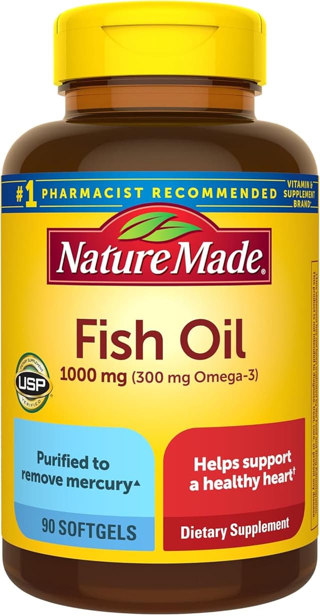 NATURE MADE FISH OIL 1000MG X 90 SOFTGELS