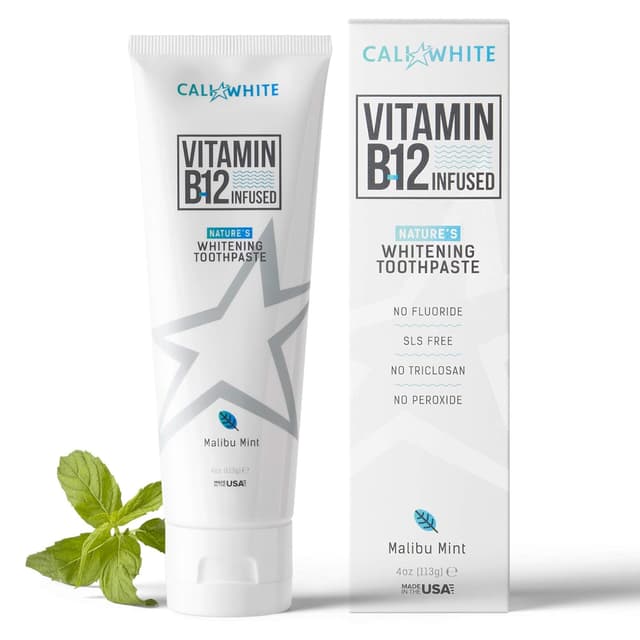 CALIWHITE VITAMIN B12 INFUSED TOOTHPASTE