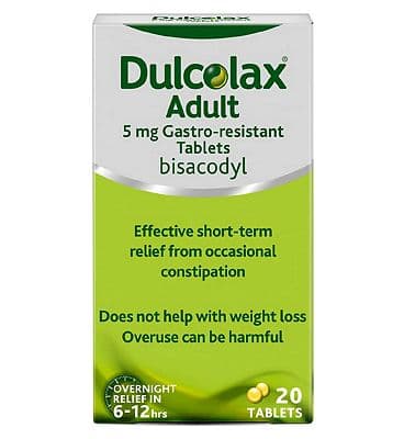 DULCOLAX 5MG X 20 TABS