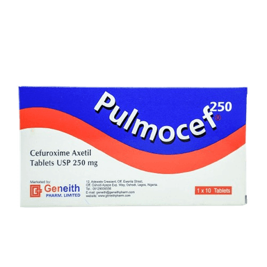 PULMOCEF 250MG X 10 TABS