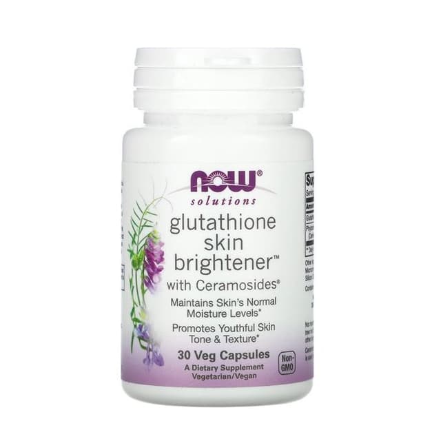 NOW SOLUTION GLUTATHION SKIN BRIGHTENER X 30 TABS
