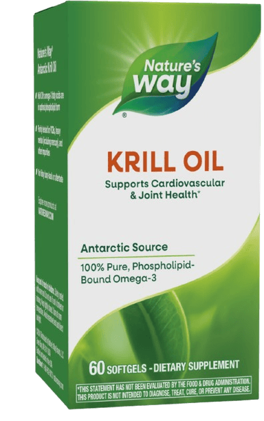 NATURE'S WAY KRILL OIL 500MG X 60 SOFTGELS