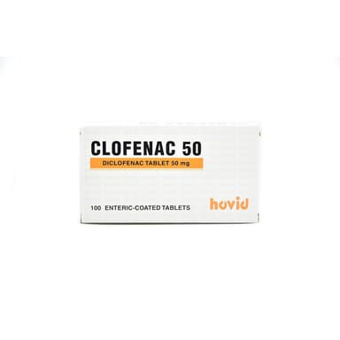 CLOFENAC 50MG TABS X 100(HOVID)