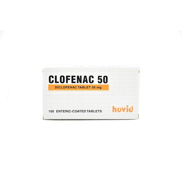 CLOFENAC 50MG TABS X 100(HOVID)
