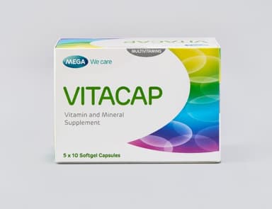 VITACAP X 10 SOFTGELS MEGA