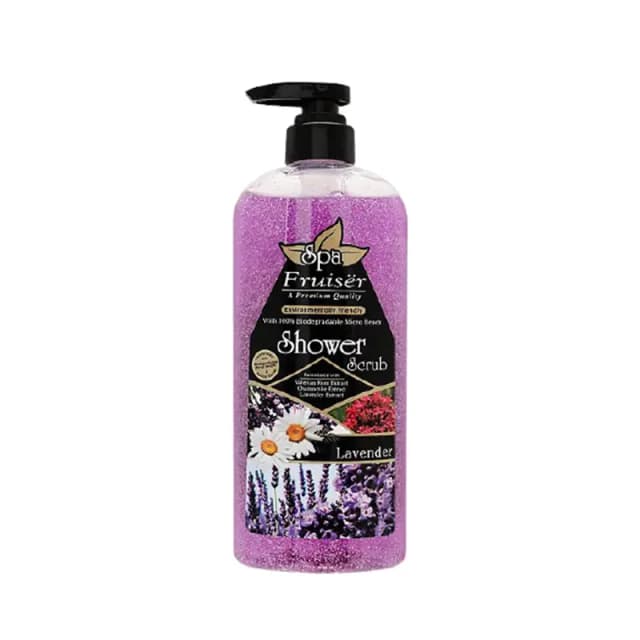 SPA FRUISER SHOWER SCRUB-LAVENDER