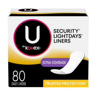 KOTEX PANTY SECURITY LIGHTDAYS LINERS X 80
