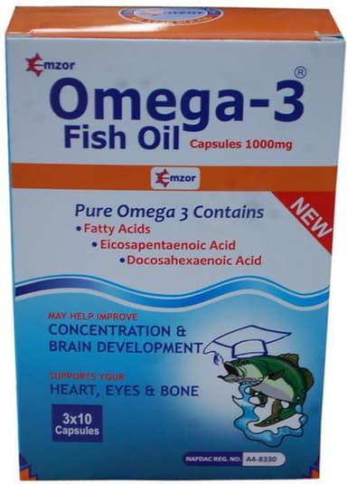 EMZOR OMEGA-3 FISH OIL(BLISTER)