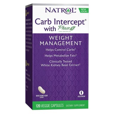 NATROL WHITE KIDNEY BEANCARB INTERCEPT X 150 VEG CAPS
