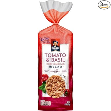 QUAKER RICE CAKES - TOMATO & BASIL 173G