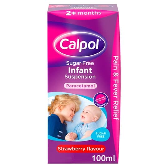 CALPOL 2+ MONTHS SYR. 100ML(SUGAR FREE)