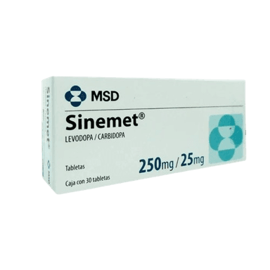 SINEMET 250MG/25MG MSD X 30 TABS