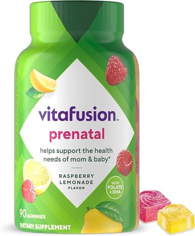 VITFUSION PRENATAL RASPBERRY & LEMONADE FLAVOR X 90 GUMMIES