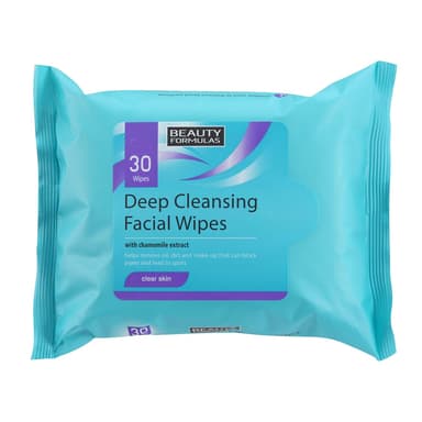 BEAUTY FORMULAS FACIAL WIPES X30(CLEAR SKIN)