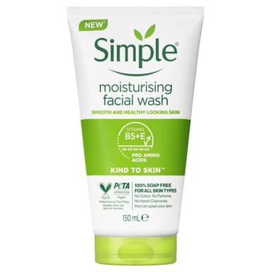 SIMPLE MOISTURISING FACE WASH