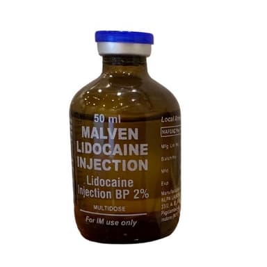 MALVEN LIDOCAINE INJECTION 50ML 2%