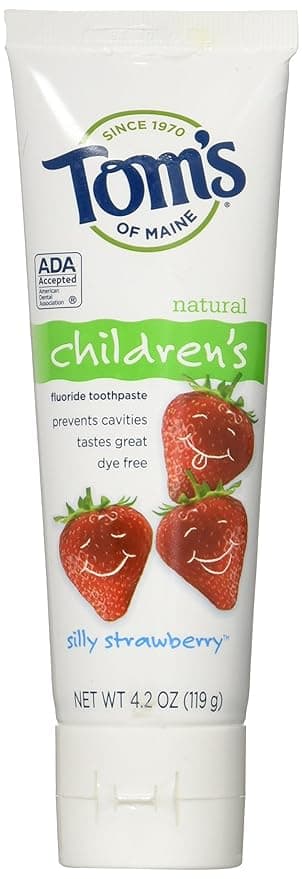 TOMS CHILDRENS TOOTHPASTE - SILLY STRAWBERRY