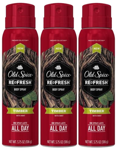 OLD SPICE RE-FRESH BODY SPRAY 106G