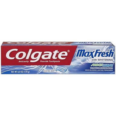 COLGATE MAXFRESH WITH WHITENING SHOCKWAVE 170G