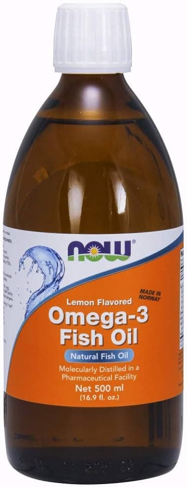 NOW FOODS OMEGA-3 FISH OIL LEMON