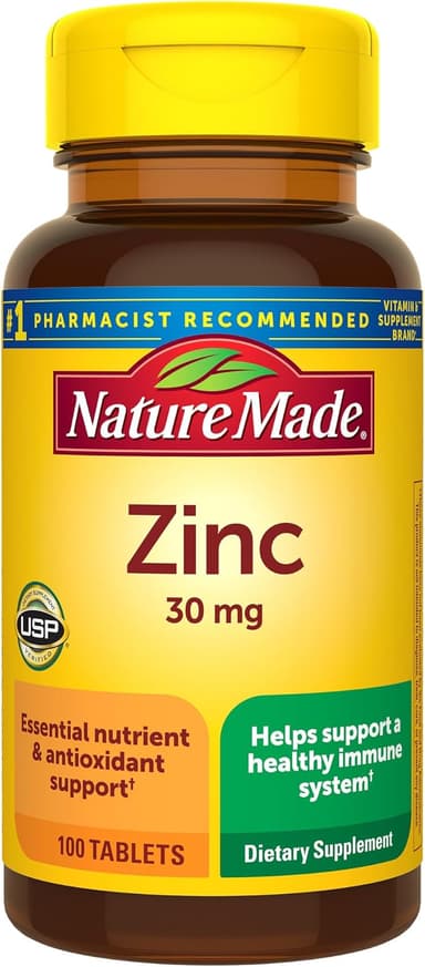NATURE MADE ZINC 30MG X 100 TABS