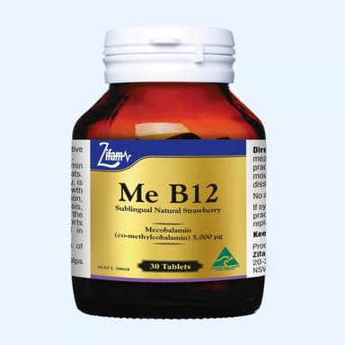 Zifam Me B12 30 orally disintegrating tablets pack