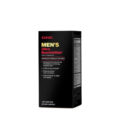GNC MEN'S ULTRA NOURISH-HAIR SUPPLEMENT X 120 CAPS