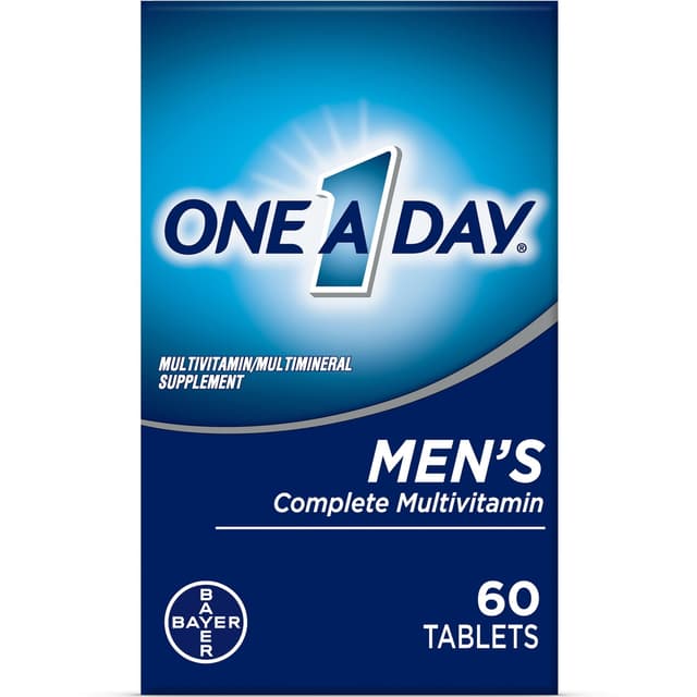 ONE A DAY MEN'S COMPLETE MULTIVITAMIN X 60 TABS