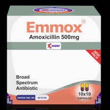 EMMOX (AMOXICILLIN 500MG) X 100
