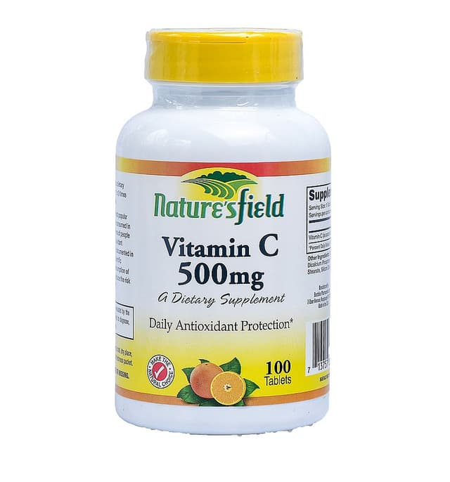 NATURE'S FIELD VITAMIN C 500MG X 100 TABS
