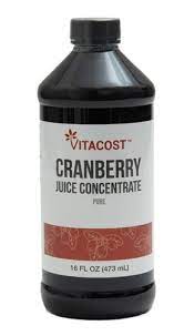 VITACOST CRANBERRY JUICE CONCENTRATE 473ML