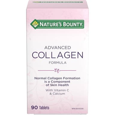 NATURE'S BOUNTY ADVANCE COLLAGEN WITH VITAMIN C & CALCIUM X 90 TABS